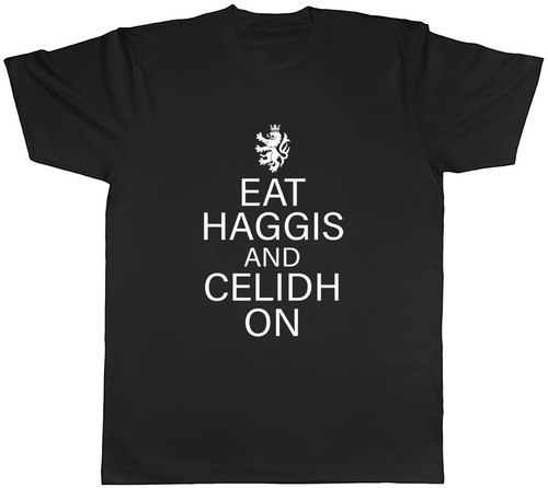 Scottish eat haggis celidh - scottish, &