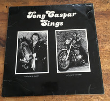 TONY CASPAR Sings. VINYL LP. Autographed. Rare, not on Discogs or eBay. VG-.