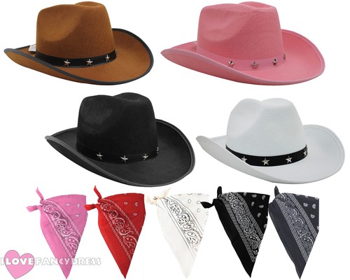 Cowboy hat and bandana wild - cowboy,