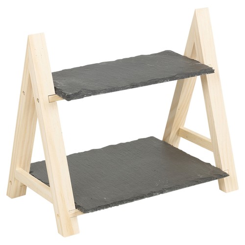Tier slate wood - wood, snack