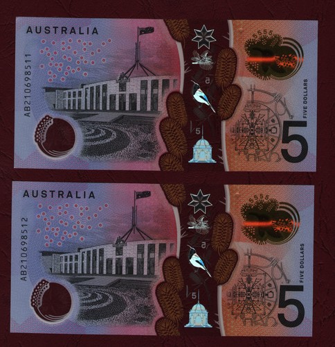 Australian banknote five - banknote,