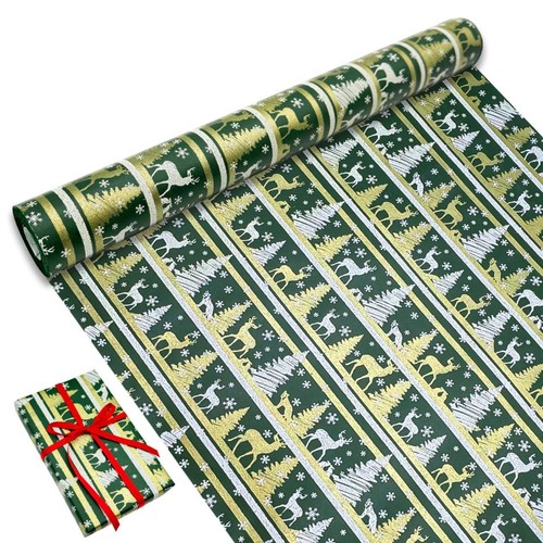 Christmas wrapping paper roll - wrapping,