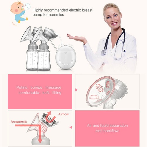 Double electric breast pump - double,