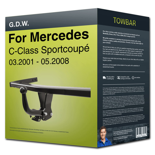 Towbar fixed for mercedes - towbar, ›for