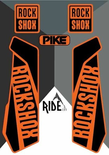 Rockshox pike 2016 2017 - rockshox, orange
