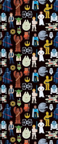 Star wars wrapping paper - star, by