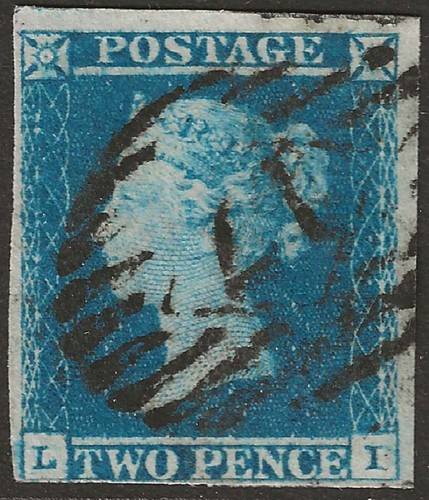 1849 two penny blue - two,