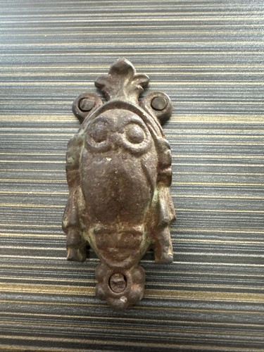 Cast iron antique style owl - style,