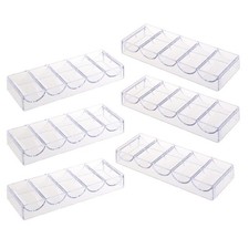 6 Pieces Acrylic Poker Chip