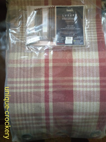 Kempton check raspberry - check,