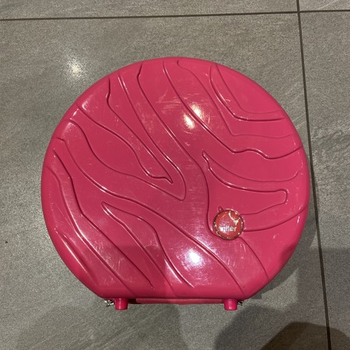 Antler round pink zebra - antler, hard