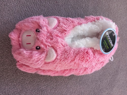 Pink piggy snoozies slipper - snoozies,