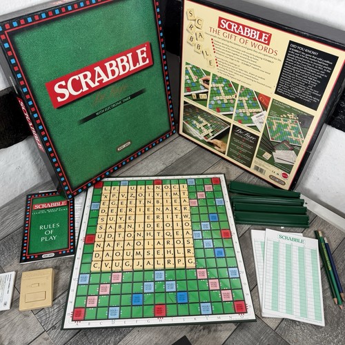 Scrabble deluxe edition 1988 - deluxe,