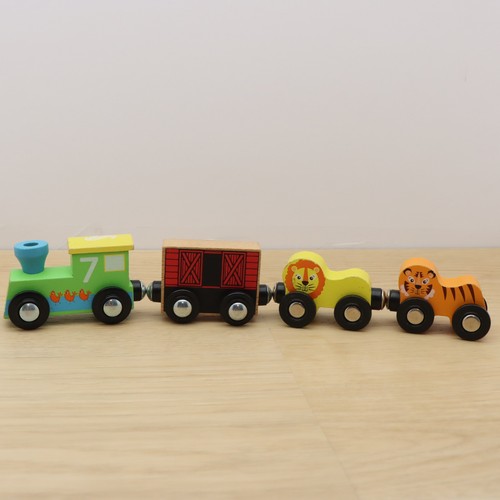 Wooden train track animal - wooden,