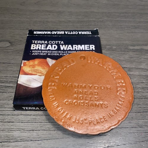 Vintage 1988 terra cotta bread - cotta,