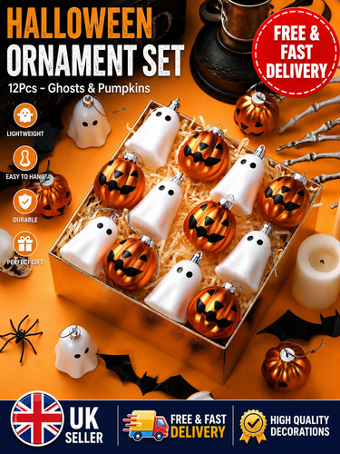 12pcs halloween ghost pumpkin - ghost,