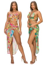 Sexy Tropical Print Bikini