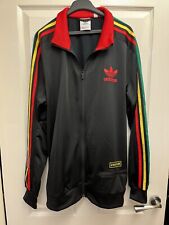 Mens Adidas Size Large Rasta Zip Up Jacket - Chile 20