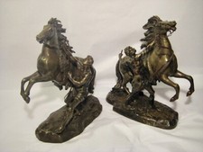 BRONZE MARLY HORSES/19TH
