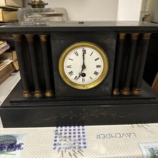 antique french marble clock