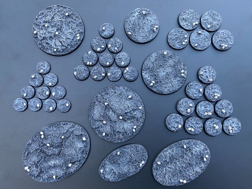 Custom bases painted and - -,
