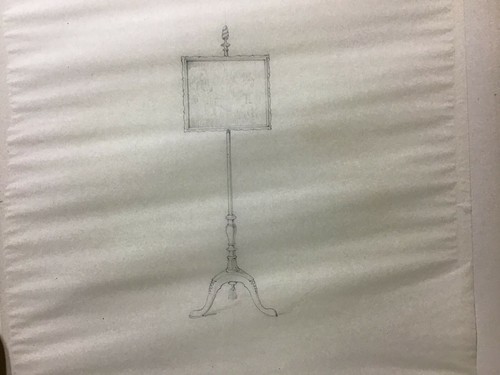 Vintage original drawing - -,