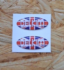 2 × Delkim Sticker Set Decal NEW "GREAT BRITAIN / GB" for TXI Plus / Tx-i Plus