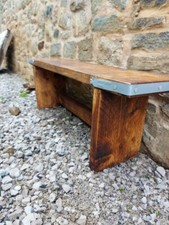 Rustic scaffold bench - rustic, urban