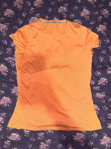 Orange crane sports gym shirt - crane,