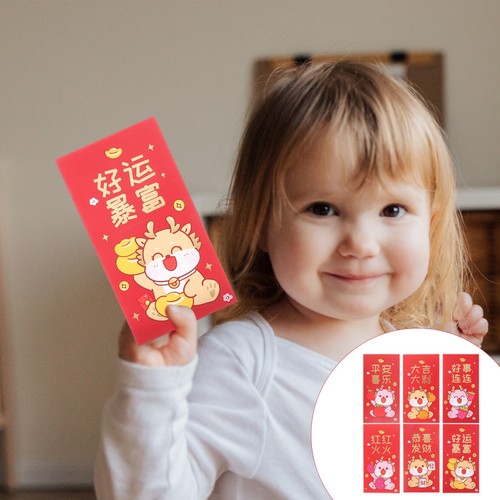 Pcs red envelopes chinese - 6,