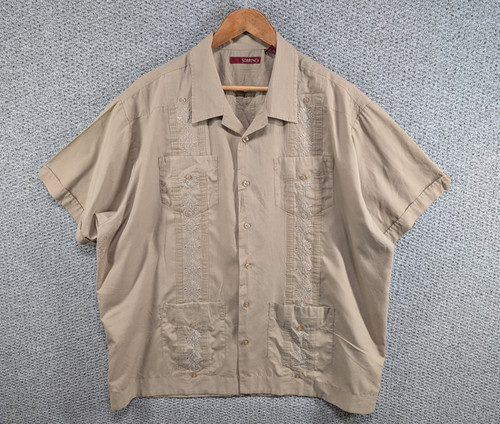Sobrino men beige guayabera - sobrino,