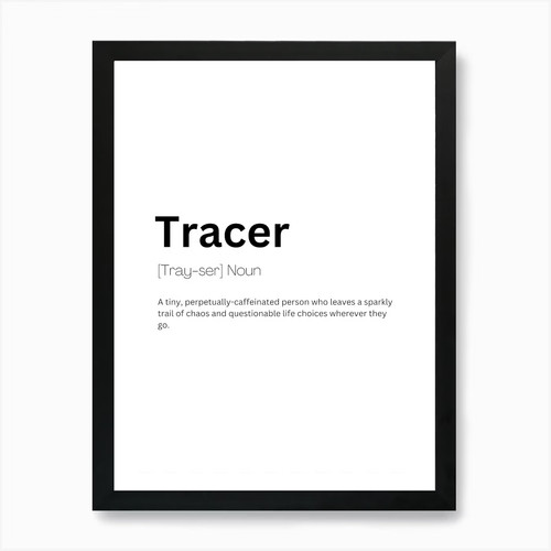 Tracer definition meaning art - definition,