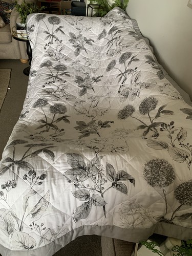 Next grey white botanical - grey,