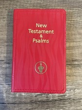 New Testament & Psalms 2006 Gideon Edition - Pocket Size Book Red