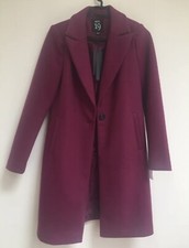 Purple Coat  Jacket Size 10