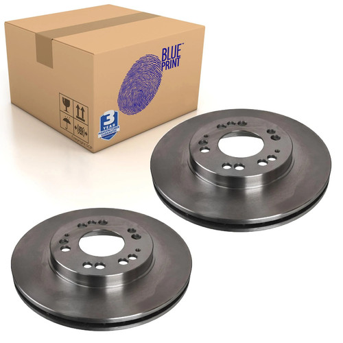Pair front brake disc fits - of,