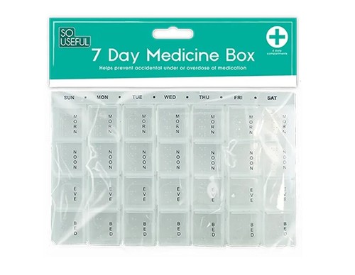 Weekly pill box day 28 - weekly,