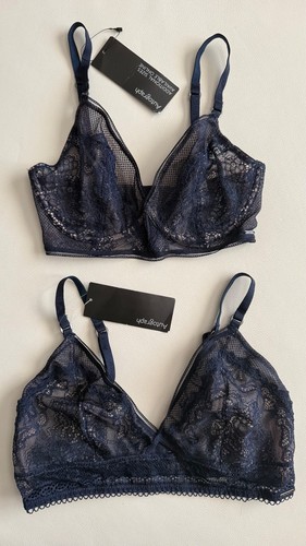 Bnwt autograph navy lace - m&s,