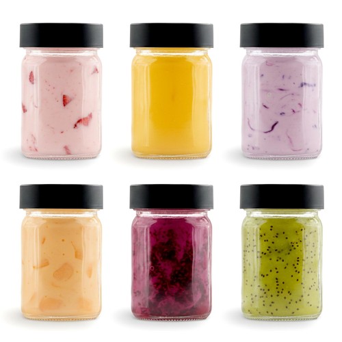 Glass jars with - glass,