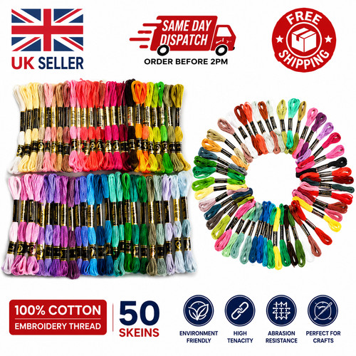 100 cotton embroidery - cotton, thread