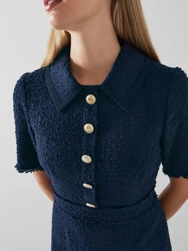 Bennett morten navy tweed - lk,