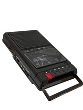 Class Portable Cassette Tape Recorder Mic Bluetooth AUX USB Player - Black P5