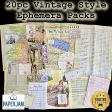 20 Vintage Ephemera Paper