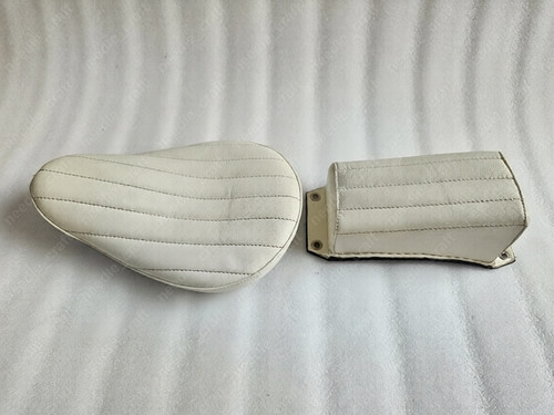 White leather vert rib chopper - leather,