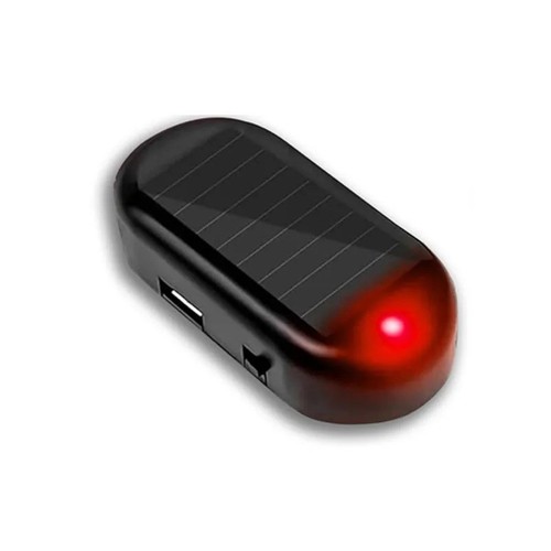 Solar power car led - fake, dummy