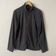 Rohan Stretch Microgrid Lightweight Polyester Fleece Jacket Grey Small Full Zip