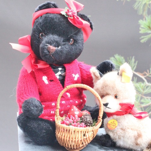 Antique black hermann teddy - antique,