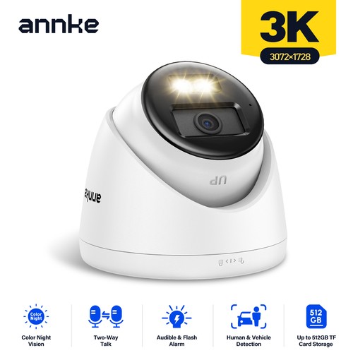 Annke color cctv poe ip - 3k,