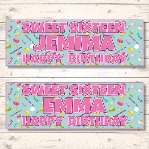Personalised sweet sixteen - personalised,