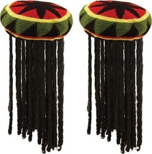 2 x Adult Jamaican Hat with